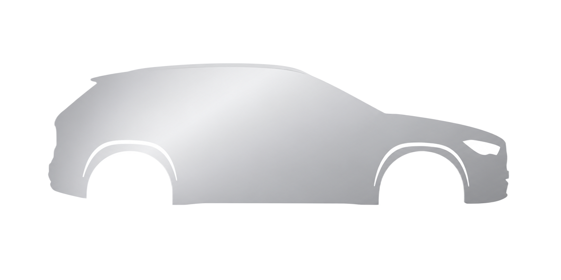 Silhouette Mercedes GLA 250e